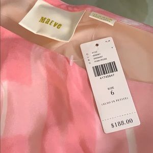 Anthropologie silk dress new with tag